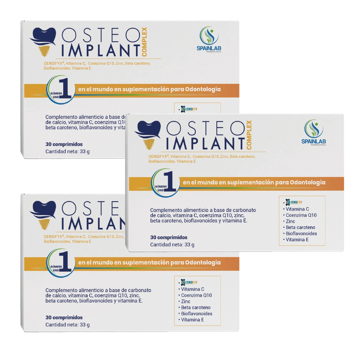 Pack Periodoncia - 3 Osteoimplant Complex