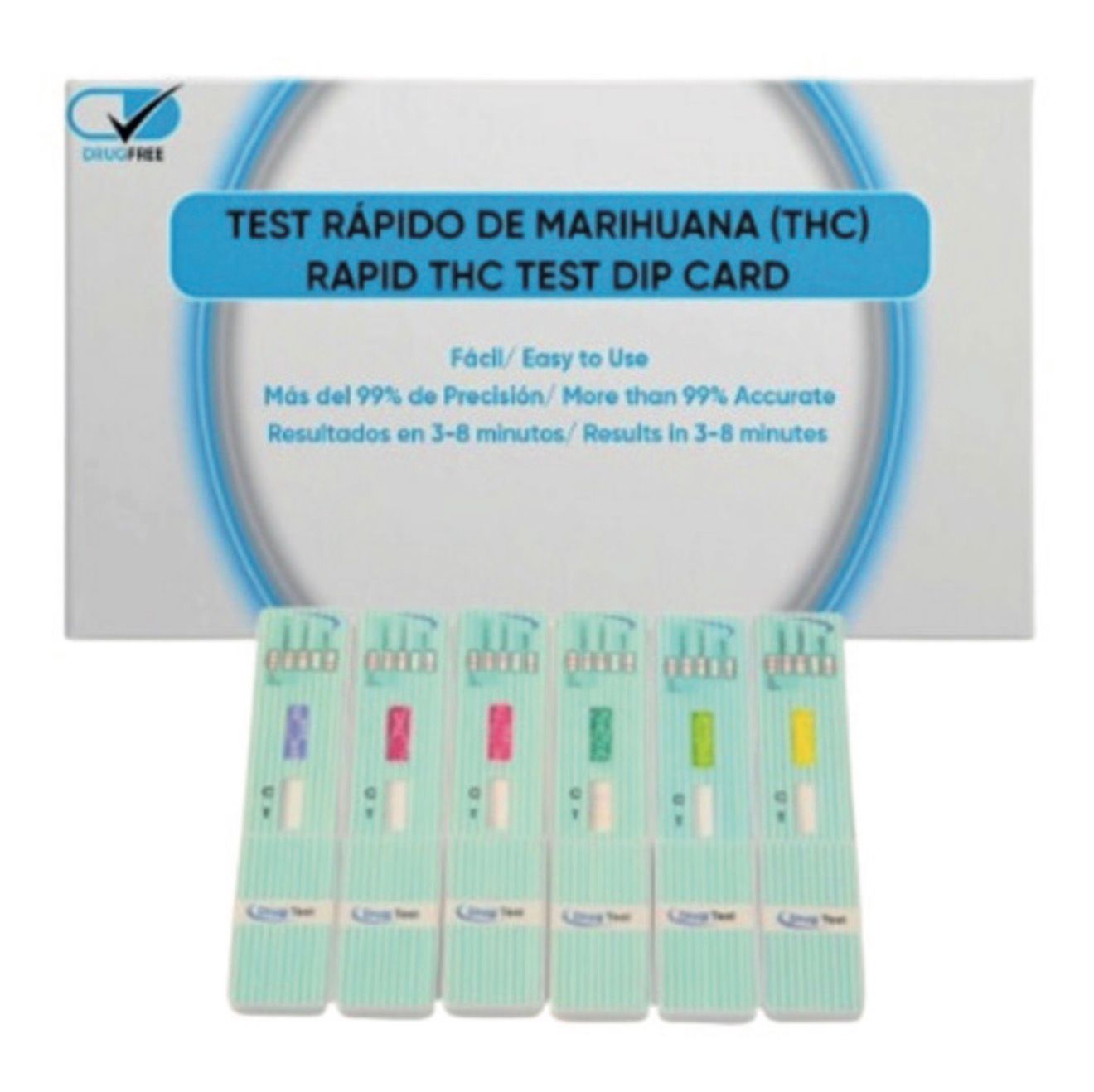 Prospecto Test de Marihuana THC Dip Card